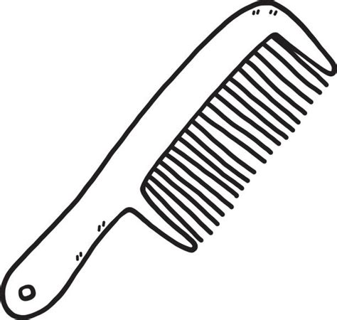 Comb Black And White Clipart .